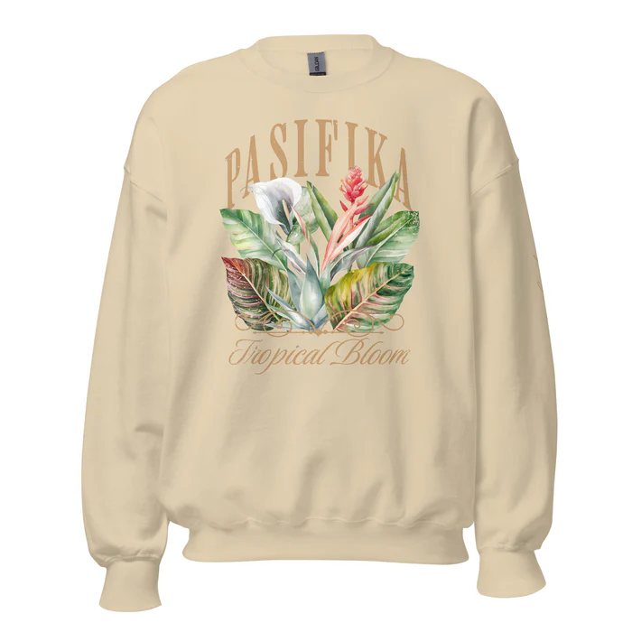 unisex crew neck sweatshirt sand front 665bfa1c4f1d9